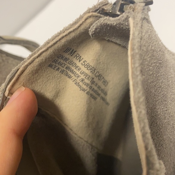 LIKE NEW BP Tan Suede Just Block Heel Bootie size 10 - Picture 4 of 9